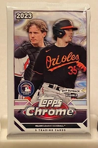 2023 Topps Chrome Baseball Cards ‘MVP Buyback’ - 5 Cards Per Pack - Picture 1 of 1