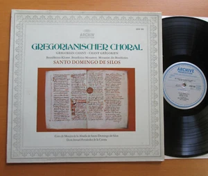 ARCHIV 2533 163 Gregorianischer Choral Santo Domingo De Silos 1974 NM/EX Stereo - Picture 1 of 5