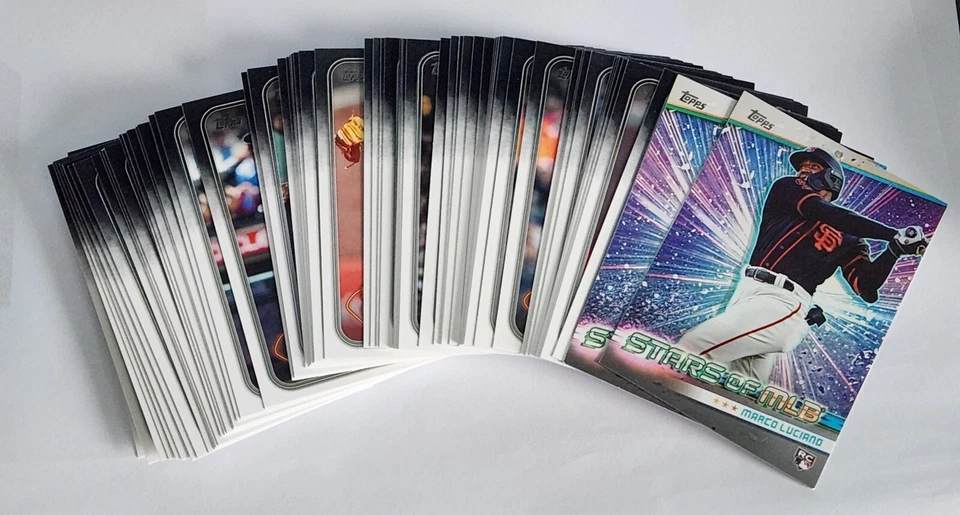 2024 Topps Series 1 San Francisco Giants Complete Base Set + Inserts/RC 64 Cards - Image 1 of 1