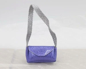 American girl A purple glitter purse from Sparkle & Shine Accessories - Picture 1 of 3