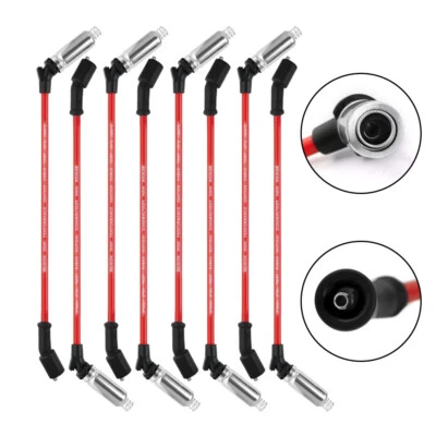 Fios de ignição de vela de ignição para 2000-2009 08 07 Chevrolet GMC V8 4.8 5.3 6.0 6.2L - Imagem 1 de 4