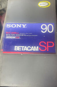 NOS Sony Betacam SP Tape BCT-90MLA 90 Minute Large VTR Video Cassette