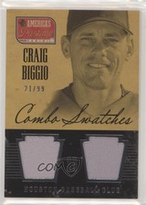 2013 Panini America's Pastime Combo Swatches /99 Craig Biggio #CS-CB HOF