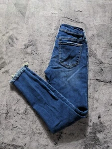 Special A Skinny Distressed Jeans Women's Size 3 Dark Wash - Picture 1 of 11