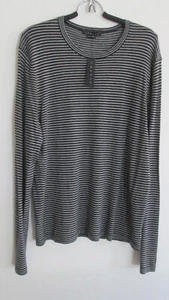 men's Theory NWT Striped Cashmere/Silk long sleeve Sweater XL - Picture 1 of 2