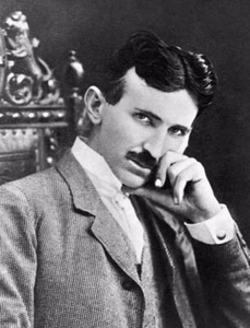 NIKOLA TESLA BRILLANTE PÓSTER IMAGEN BANDERA ingeniero corriente alterna AC 1537 - Imagen 1 de 1