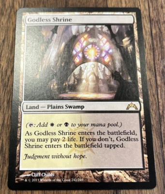 MTG Godless Shrine Gatecrash 242/249 Regular Rare English Near Mint - Mint - Image 1 of 3