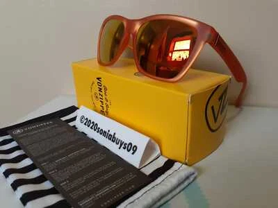 VonZipper Men's Booker Brainblast Limited Ed. Sunglasses, Orange/Orange Mirror - Image 1 of 4