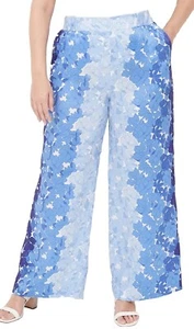 Lane Bryant ~ anziehbare breite Beinhose ~ Größe 16 ~ Neu mit Etikett - Bild 1 von 4