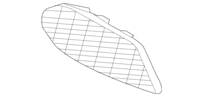 Grelha externa esquerda Mercedes Benz C63 AMG S C400 C300 C43 AMG 2015-2018 2058851523 - Imagem 1 de 3