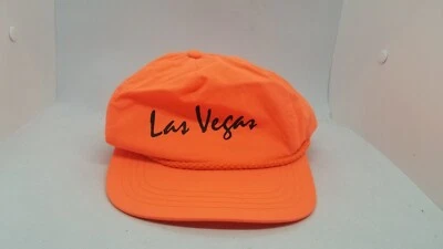 Gorra deportiva de colección de Las Vegas Supreme naranja con borde de cuerda sombrero talla única ajustable  Foto 1 de 4