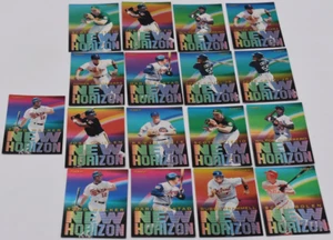 1997 Fleer New Horizen Foil Baseball card lot of 17 - Picture 1 of 14
