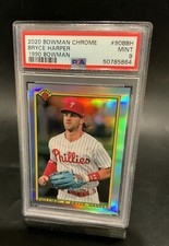2020 Bowman Chrome Bryce Harper-90’ Bowman! PSA 9 (Mint)!