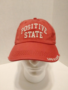 Life is Good A Sunwashed Chill Cap Positive State Faded Red One Size 81455