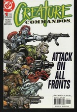CREATURE -COMMANDOS #1 2000 DC -ATTACK ON ALL FRONTS TRUMAN-s/ EATON-a...NM-