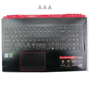 MS-16P7 FOR MSI GE63 8SJ 8SI Black C Shell Upper Palmrest Keyboard Touchpad - Afbeelding 1 van 8
