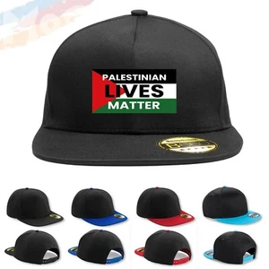 Palestinian Lives Matter Snapback Hat Save Gaza Strip Flag Cap Activists Gifts - Picture 1 of 7