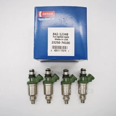 4 piezas inyectores de combustible Denso para Toyota Camry 1992-2000 2,0 L 2,2 L I4 23250-74100 EE. UU. Foto 1 de 4
