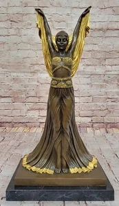 Balletto russo Art Deco bronzo ballerina Ayouta secondo Demetre H Chiparus Decor - Foto 1 di 10