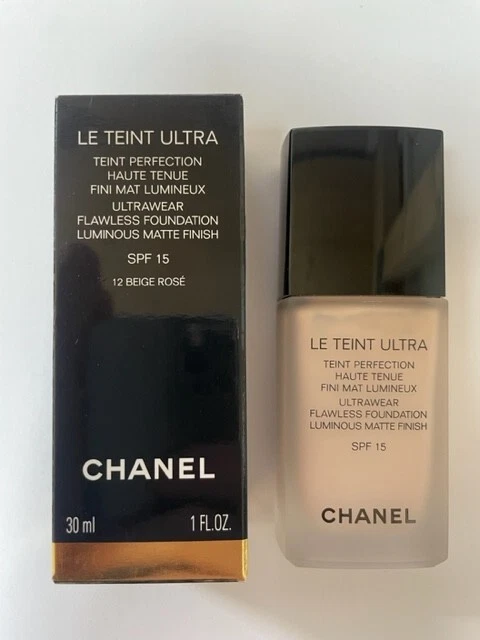Chanel Le Teint Ultra Foundation SPF 15 Nr.12 Beige ROSE 30 ml MATTE Finish - Bild 1 von 1