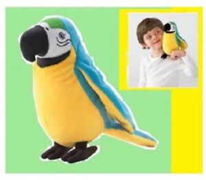 SALE! IKEA Onskad Stuffed Animal Parrot Macaw Blue Yellow Toy ÖNSKAD for Kid,Dog