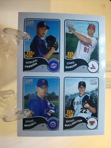 2003 Topps Bazooka 4-on-1 Stickers #52 Bryan Bullington / Nobuaki Yos  (86261)
