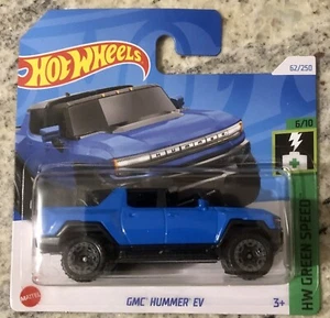 Hot Wheels GMC HUMMER EV BLU 2024 1:64 - Foto 1 di 2