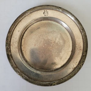 Antike Fracalanza kleine Schüssel Schwermetall mit GH Wappen - 1940er oder früher - Bild 1 von 6