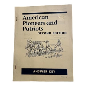 American Pioneers and Patriots Answer Key~Christian Liberty Press~M4 06 - Picture 1 of 5