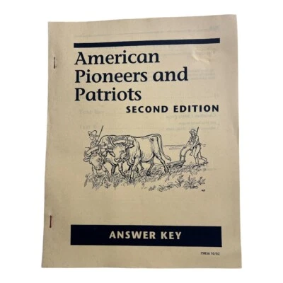 American Pioneers and Patriots Answer Key~Christian Liberty Press~M4 06 - Image 1 of 4