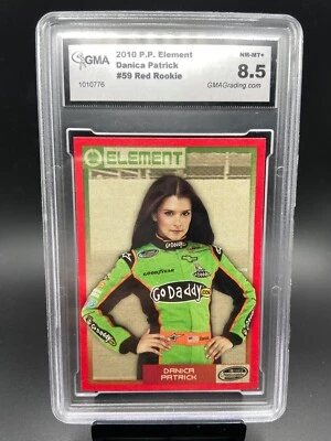 2010 Press Pass Element Danica Patrick red rookie card #59 GMA 8.5 - Image 1 of 2