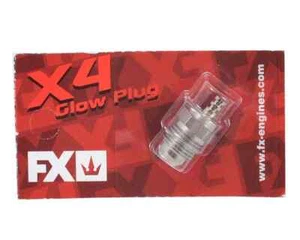 FX GLOW PLUG - X4 1pc - FX655804 - RC Addict - Foto 1 di 1