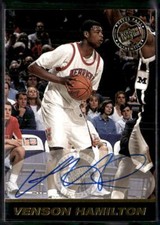 1999  Press Pass SE Auto Autograph #NNO Venson Hamilton (G)  Nebraska