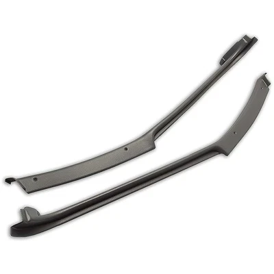 1978-87 Buick Regal; "B" Pillar Trim Molding; Pair; Medium Dark Gray - Image 1 of 2