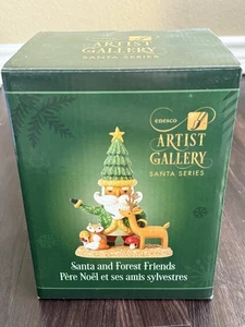 Enesco Artist Gallery Santa and Forest Friends 6015756 Kenzie Elston Series - Picture 1 of 3