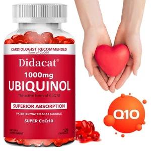 Ubiquinol 1000 mg (Die aktive Form von CoQ-10) 30/60/120 Kapseln gentechnikfrei -versiegelt - Bild 1 von 18