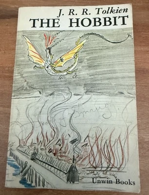 The Hobbit J. R. R. Tolkien Unwin  1966 3rd Edition Eighteenth Printing Vintage - Image 1 of 4