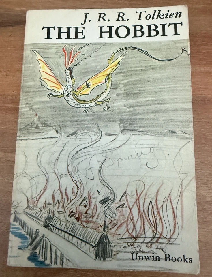 The Hobbit J. R. R. Tolkien Unwin  1966 3rd Edition Eighteenth Printing Vintage - Image 1 of 4