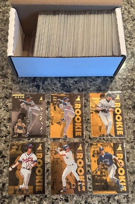 Juego completo de béisbol Pinnacle Zenith 1995 1-150 como nuevo Jeter Jones Arod como nuevo radiocontrol Foto 1 de 3