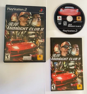 MidNight Club II PlayStation 2 PS2 Game, Box & Manual CIB - Image 1 of 4