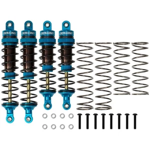 Set ammortizzatori assorbi olio RC alluminio per Traxxas Slash Stampede Rustler Bandit - Foto 1 di 14