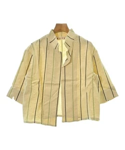 MARNI Jackets (Other) BeigexBlackxLight green(Stripe Pattern) 2200603368073 - Picture 1 of 5