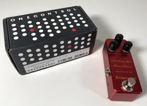 One Control Strawberry Red Overdrive Designed By BJF Used Guitar Pedal - Picture 1 of 8