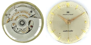 Vintage 1950’s Hamilton, cal. 1248UC, 17J Manual Watch Movement *RUNS* - Picture 1 of 3