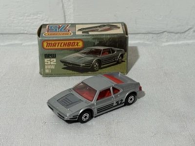 Matchbox Superfast Lesney #52 BMW M1 Silver Red Interior Minty Boxed 1980 - Image 1 of 4