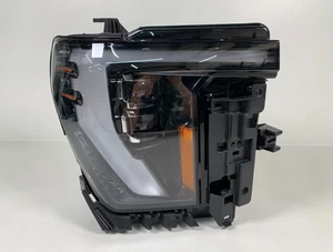 2024 2025 GMC Sierra 2500 3500 HD Right Passenger Side Chrome LED Headlight OEM - Picture 1 of 19