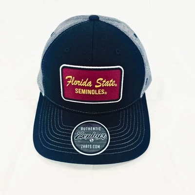 🏈 FSU Zephyr Snapback Hat – Florida State Seminoles Adjustable Trucker Cap - Image 1 of 4
