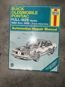 Haynes Buick Olds Pontiac 1985-1995 Repair Manual Fix it yourself Save Money - Imagen 1 de 2