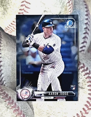 2017 Bowman Chrome Mini Aaron Judge #32 RC NY Yankees MVP - Image 1 of 2