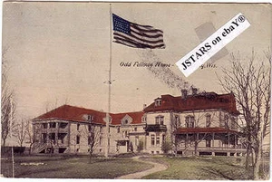 c. 1910 GREEN BAY, WI, ODD FELLOWS HOME, IOOF POSTCARD - Picture 1 of 1